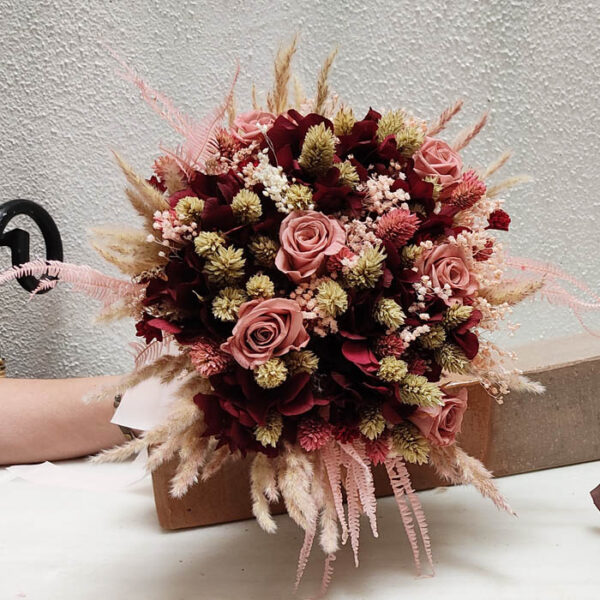 Ramo-novia-Rosas-y-Pampas - Imagen 3