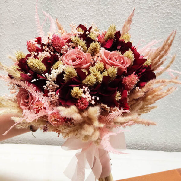 Ramo-novia-Rosas-y-Pampas - Imagen 2
