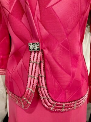 R2 Traje 3 piezas rosa