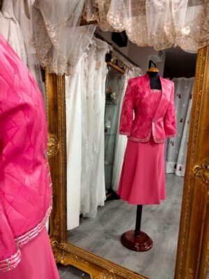 R2 Traje 3 piezas rosa