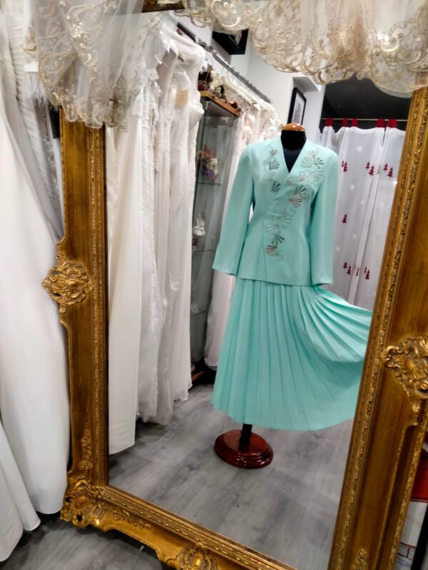 R4 Traje 2 piezas agua marina